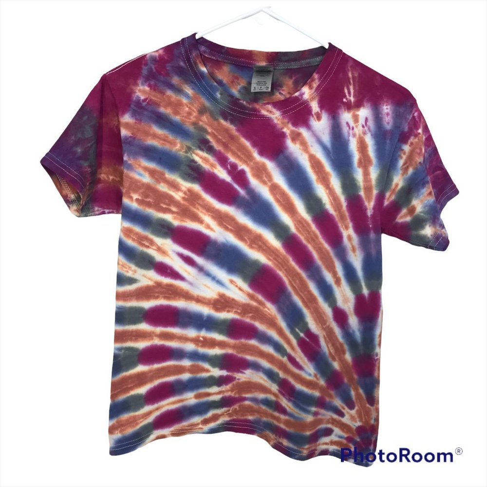 New KIDS Tie-Dye T-Shirt | Mauve/Rust | Small